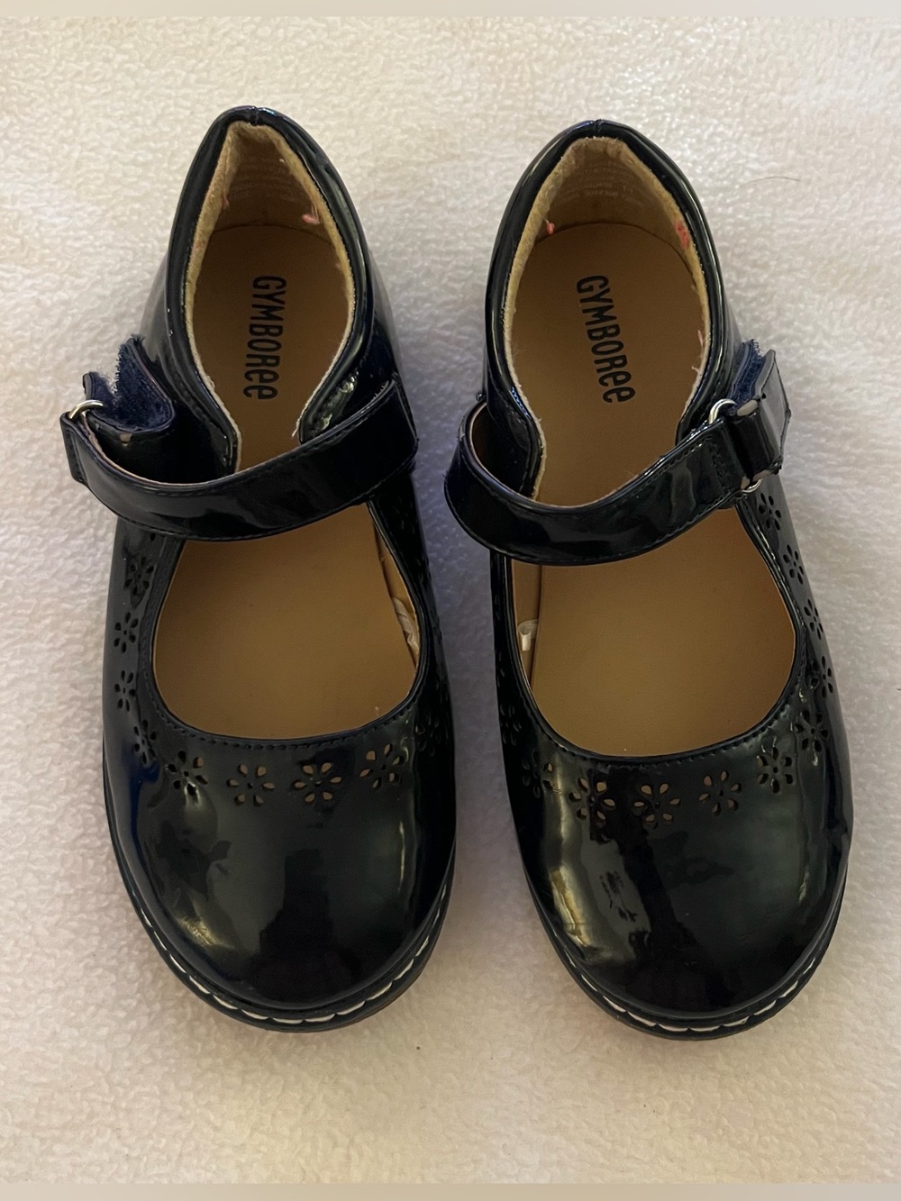 Gymboree Patent Leather Style Eyelet Maryjanes